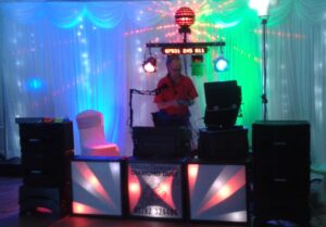 Wedding DJ Diamond Dust at Mansion House, Llansteffan in 2015