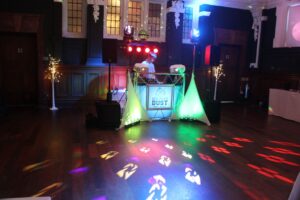 Our new DJ Diamond Dust set up at Morgans Hotel, Swansea