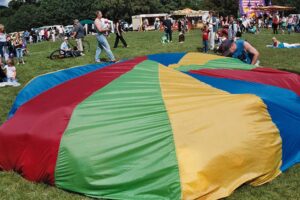 Diamond Dust Outdoor Roadshow  - Parachute games