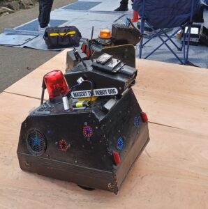 The Diamond Dust Outdoor Roadshow. Both Robot dogs appear at events!