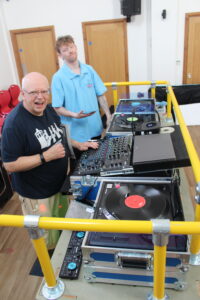 Vinyl DJ Experience by DJ Diamond Dust. Paul and Dean testing the new kit.